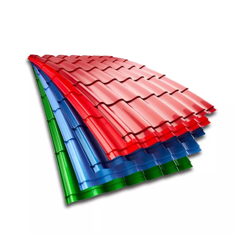 Durable galvanized color thin corrugated ppgi steel roofing sheet Featured Image