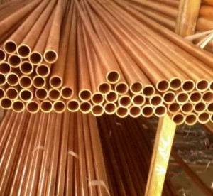Straight ASTM C10100 C10200 Copper Tube / Copper Pipe