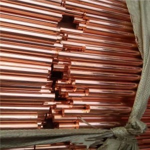 Pure Red Round C1011 C1020 C1100 T2 ETP Copper Bar / Rod