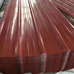 PPGI PPGL Colorful corrugated galvanized steel roofing sheet